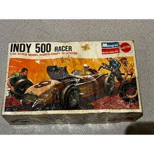 Vintage 1967 Kurtis-Kraft Roadster Indy 500 Racer Model Kit Monogram 1/24